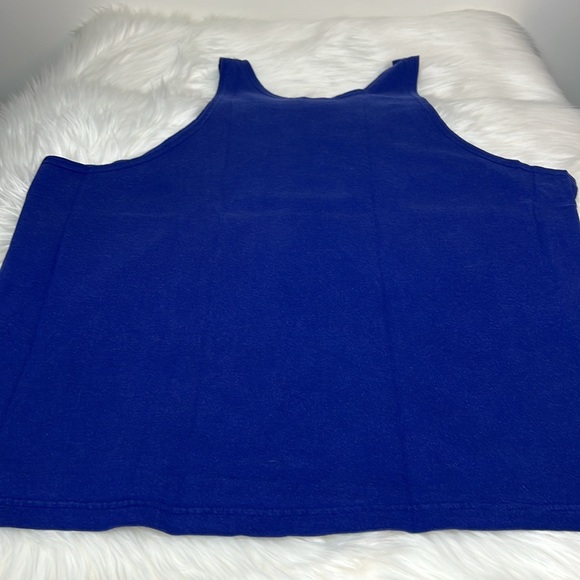 (4) Men’s Cotton Tank Tops Gray, Black, Royal Blue, Lime Green Size M - Picture 12 of 15